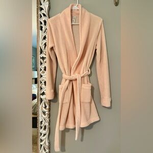 Forever 21 Blush Pink Fleece Robe